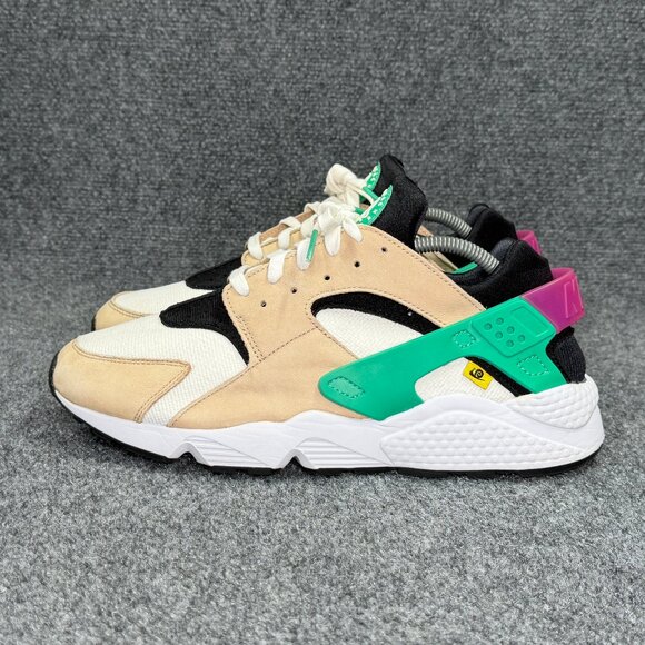 Nike Air Huarache Premium Moving Company Shoes Mens Size 12 Tan Leather Athletic main image 12